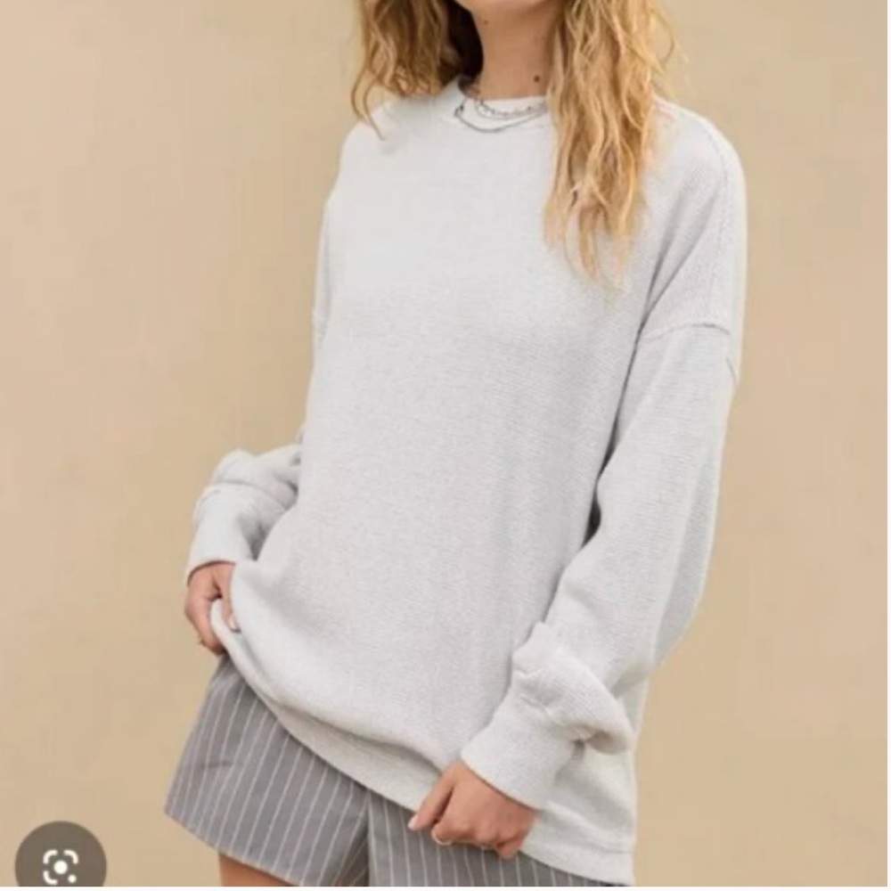 Aerie Getaway waffle sweater